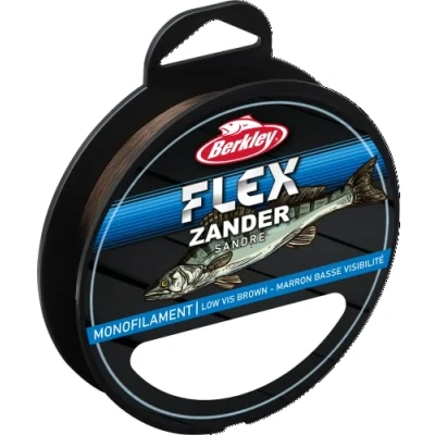 Abbildung von Berkley Flex SS Monofile Zanderschnüre stark, wenig Drall, leicht zu knoten perfekt für den Zanderangler!, Braun