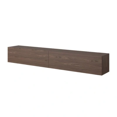 Abbildung von Selsey TV Schrank Board Sideboard Fernsehtisch Fernsehschrank 200 cm Hängend Walnuss Bisira