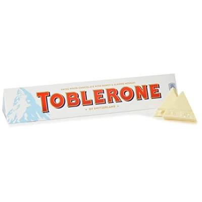 Abbildung von Toblerone 10 Stück Schokoriegel, 360 g, Weiß