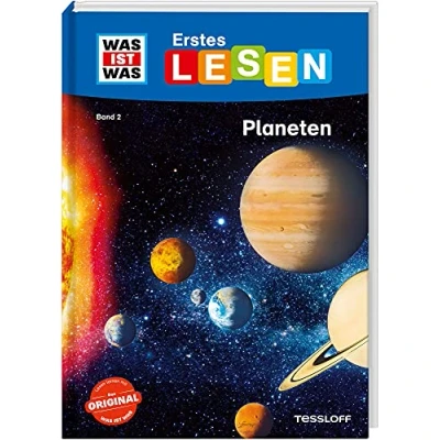 Abbildung von was ist Erstes Lesen Band 2. Planeten: Welche Planeten gibt es in unserem Sonnensystem? Wie das Weltall aufgebaut? Und muss ein Astronaut können?