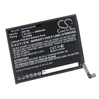 Abbildung von vhbw 1x Akku kompatibel mit Wiko Y80, W V720 Handy Smartphone Telefon (3800 mAh, 3,85 V, Li Polymer)