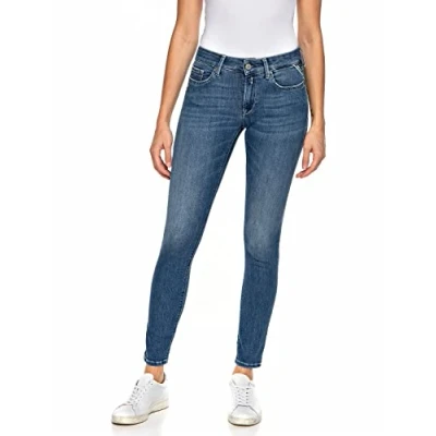 Abbildung von Replay NEW LUZ Pants Jeans Skinny Fit, Damen, Größe: 26x32, Medium blue