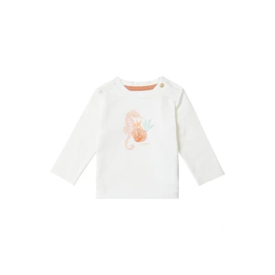 Abbildung von Noppies Caroline Langarmshirt für Kinder, Größe: 68, Whisper white