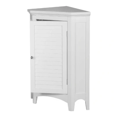 Abbildung von Badschrank Badmöbel Weiß Holzschrank Freistehende Badezimmer Teamson ELG 586