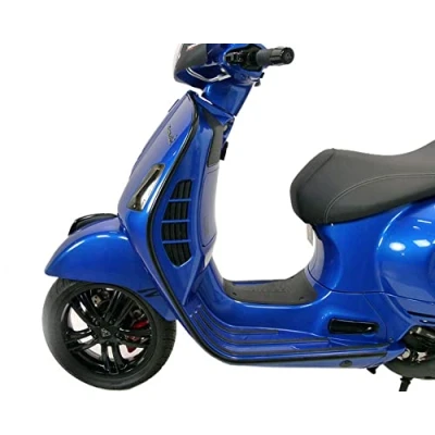 Abbildung von MOTO NOSTRA Kantenschutz/Schlitzrohr links Notte schwarz matt kompatibel für Vespa GT, GTL, GTS 125, 300, GTV