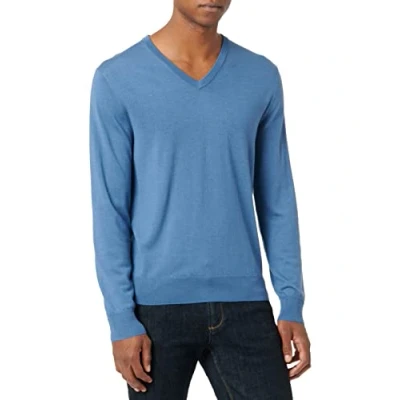 Abbildung von HACKETT LONDON Herren GMD Merino Silk V NCK Pullover, Brown (Khaki), 3XL