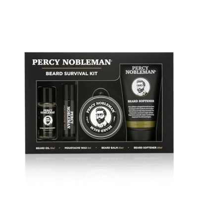 Abbildung von Percy Nobleman Beard Survival KIT Rasierset, Herren, Größe: One Size,
