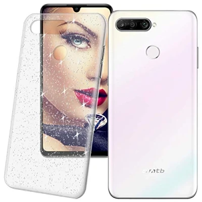 Abbildung von mtb more energy® Schutz Hülle Crystal für Huawei P40 Pro (6.58&#039;&#039;) Transparent mit Glitzer Effekt flexibel Schutzhülle Case Cover Tasche