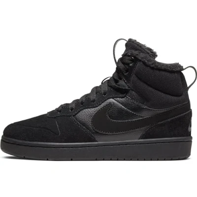 Abbildung von Nike Sportswear Court Borough MID 2 BOOT Winterized Sneaker high für Kinder, Größe: 37.5, Black/white Schuhe