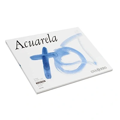Abbildung von Canson Guarro Acuarela Klebeblock 1 seitig Aquarellpapier feinkörnig 240 g 20 Blatt weiß 23 x 32,5 cm