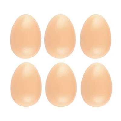 Abbildung von Ideen mit Herz Kunststoff Eier Loch 6 cm hoch Ø 4,5 Pastellfarben Stück (apricot)