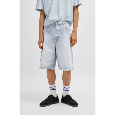 Abbildung von HUGO AMAN Jeans Shorts, Herren, Größe: 30, Bright blue