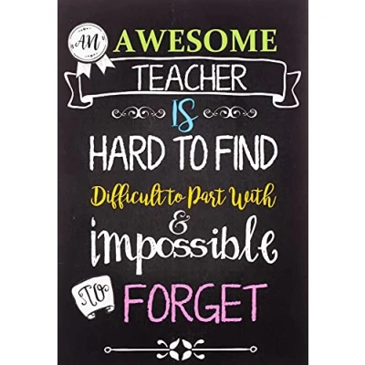 Abbildung von Teacher Notebook: An Awesome Is Journal or Planner for Gift: Great Appreciation/Thank You/Retirement/Year End Gift (Inspirational Notebooks Teachers, Band 2)