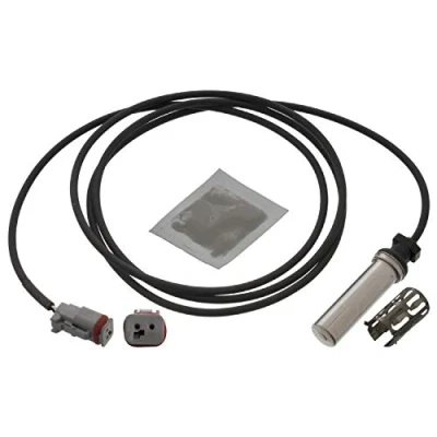 Abbildung von FEBI BILSTEIN 49383 ABS Sensor Hinterachse rechts, Vorderachse rechts mit Hülse, Fett 1200 2250 1820 RENAULT TRUCKS: Magnum