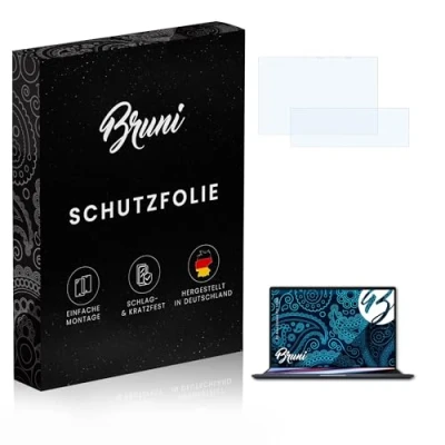 Abbildung von Bruni Schutzfolie kompatibel mit Asus Zenbook Pro 14 Duo Folie, glasklare Displayschutzfolie (2er Set)