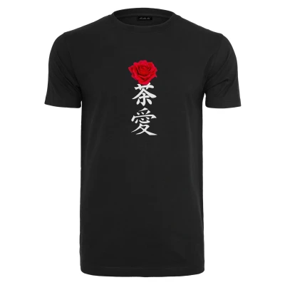 Abbildung von Mister Tee Asian SIGN ROSE Tshirt print, Herren, Größe: 5XL, Black