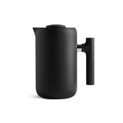 Abbildung von Fellow Clara Isolierende Kaffeekanne mit optimiertem Filter Tragbare French Press aus Edelstahl 680 g Karaffe Mattschwarz