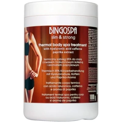 Abbildung von Anti Cellulite Thermale Behandlung mit Hyaluronsäure, Koffein und Paprika Extrakt 1000 ml BINGOSPA