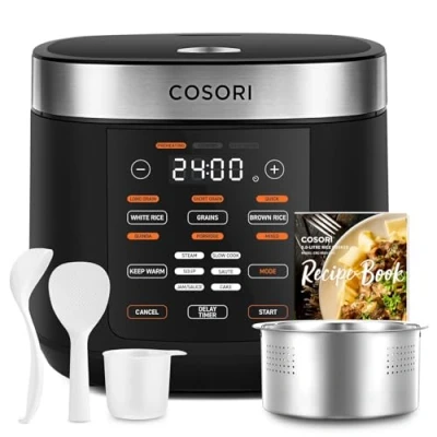 Abbildung von Cosori Multikocher, 970,00 W, 5.0 L, 5,00 l Schüssel, CRC R501 KEU,Reis und Getreide, kochen, dämpfen, backen, Suppen