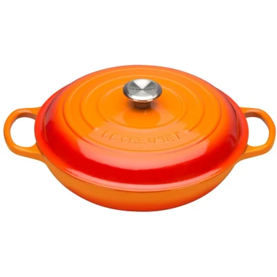 Abbildung von Le Creuset Bratpfanne Campagnard Signature Ofenrot ø 30 cm / 3.5 Liter