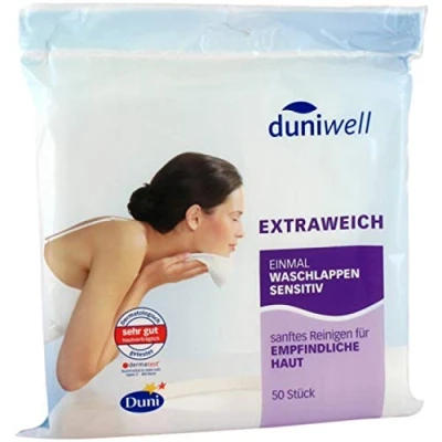 Abbildung von Duniwell Einmal Waschlappen sensitiv 50 St