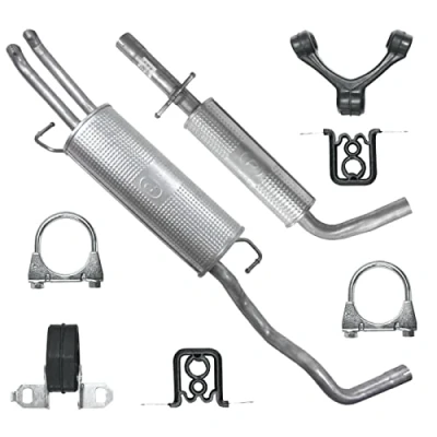 Abbildung von Schaldampferset Auspuff für Seat Toledo 2 II Octavia 1 I VW Golf 4 IV 1.4 1.6 1.9 SDI