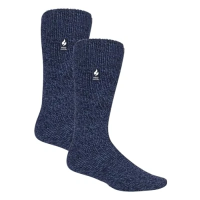 Abbildung von HEAT HOLDERS Herren 2 Paar Thermosocken Original Warme Socken für Winter mit Flauschigem Innerem Vlies (39 45, Denim)