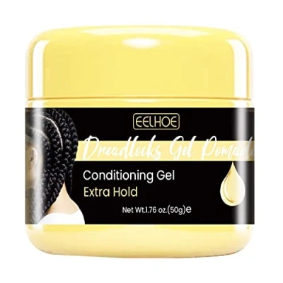 Abbildung von Strong Hold Pomade, Pomade For Men, Gel Braids, Haar Glanz Wachs, Natürliche Zutaten 50g Schnell Trocknend Styling Creme, Starken Halt Für Männer Und Frauen