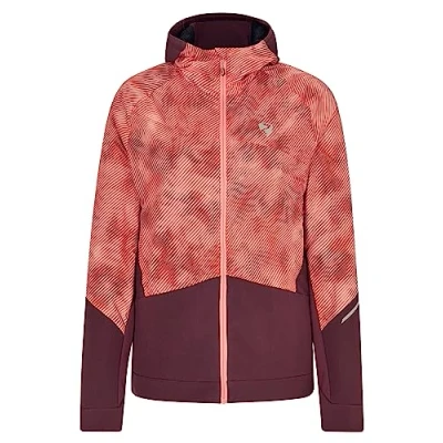 Abbildung von Ziener Damen NAKIMA Hybrid /Aktiv Jacke atmungsaktiv, winddicht, funktionell, pink stripe print, 36