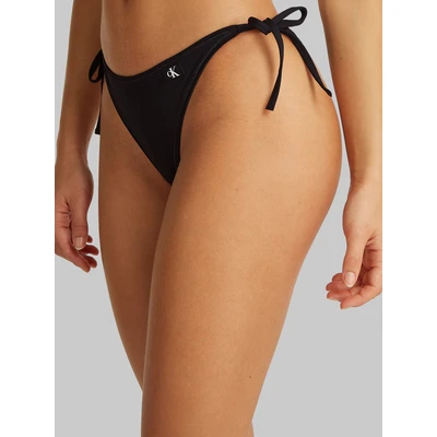 Abbildung von Calvin Klein Swimwear String SIDE TIE Bikinihose, Damen, Größe: XL, Black