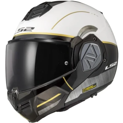 Abbildung von LS2 FF906 Advant Iron Helm, weiß matt/schwarz, XL (61/62)