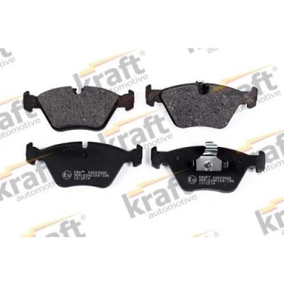 Abbildung von KRAFT 6002660 Bremsbelagsatz für Verschleißwarnanzeiger vorbereitet, exkl. Verschleißwarnkontakt BMW: X3, 3 Limousine, Touring, MG: ZT T Kombi