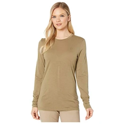 Abbildung von FJALLRAVEN Damen Abisko Wool Ls W Unterhemd, Olivgrün hell, L
