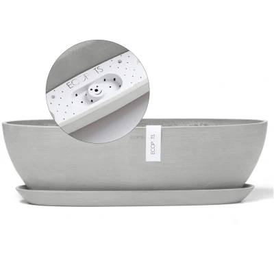Abbildung von ECOPOTS Blumentopf &quot;Sofia&quot;, (Set), mit passendem Untersetzer