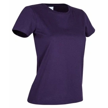 Abbildung von Stedman Classic Women T shirt Lila Baumwolle Small Damen