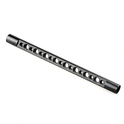 Abbildung von CAMVATE 15 mm Käse Rod mit 1/4&quot; 20 und 3/8&quot; 16 Gewinde Loch für DSLR Rigs Kamera Video Käfig(Länge: 197mm)