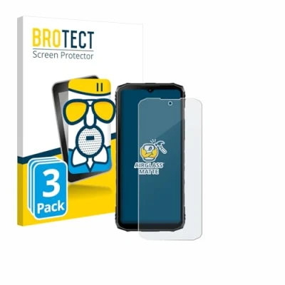 Abbildung von BROTECT Entspiegelungs Schutzglas für Doogee Blade 10 Pro / Ultra (3 Stück) Schutz Folie Panzerfolie Glas Matt [Extrem Kratzfest 9H, Anti Reflex]