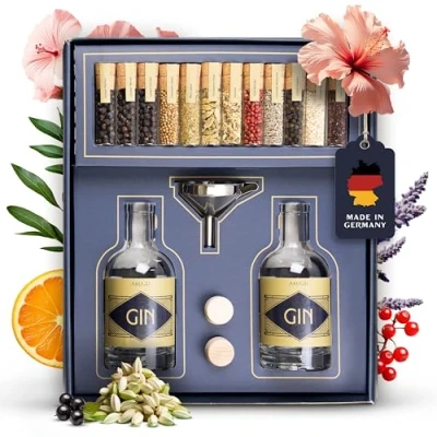 Abbildung von Amari Geschenkbox AMARI® DIY Gin Set zum Selber machen, Geschenkset inkl. Botanicals
