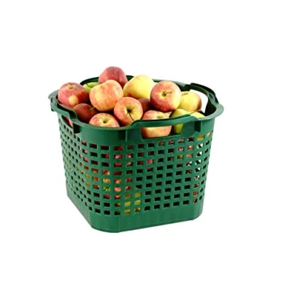 Abbildung von GreenLife Aufbewahrungskorb Uni Korb 25 kg, 10 Stück, drehstapelbar, grün