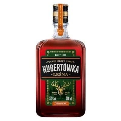 Abbildung von „Hubertowka Lesna Original“, polnische Spirituose aus Kräutern, 0,5 L, 37,5% Vol.