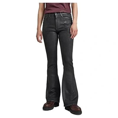 Abbildung von G STAR RAW Damen 3301 Flare Jeans, Grau (magma cobler D21290 B479 D360), 29W / 32L
