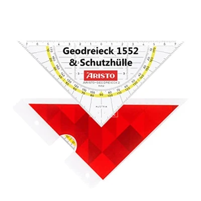 Abbildung von 10 x Aristo Geo Dreieck Geosaver Acryl 160mm glasklar