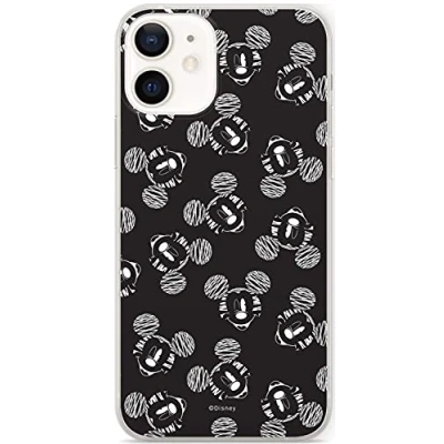 Abbildung von ERT GROUP Handyhülle für Apple iPhone 12 Mini Original und offiziell Lizenziertes Disney Muster Mickey 012 optimal an die Form des Handy angepasst, hülle aus TPU