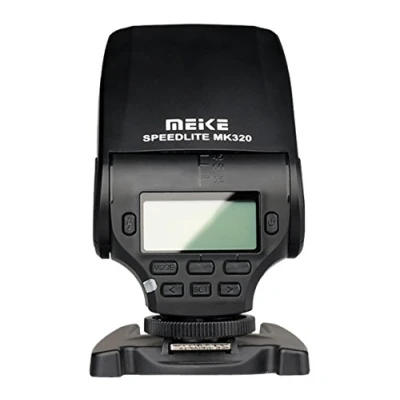 Abbildung von Meike MK 320 for Sony TTL GN32 Flash Speedlite Added Diffuser A7 A7R A7S II A77 A6000 Nex 6 A58 A99 RX1 RX1R RX10 RX100 III D105262