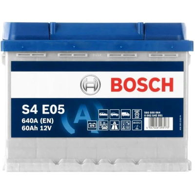 Abbildung von BOSCH S4 0 092 S4E 051 Batterie 12V 60Ah 640A B13 VOLKSWAGEN: Golf 7 Schrägheck, Polo V up! SEAT: Ibiza 4 Schrägheck