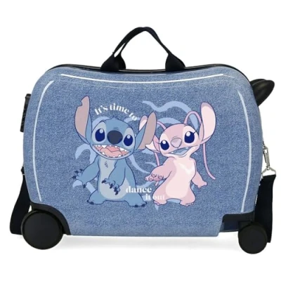 Abbildung von Disney Stich Dance it out kinderkoffer Blau 50 x 38 20 cm starr ABS Seitenkombinationsverschluss 34L 1,8 kg 2 Räder Gepäck Hand, blau, Talla única,