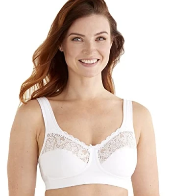 Abbildung von Swegmark BH True Beauty Fairtrade Soft Bra Weiß Baumwolle B 75 Damen