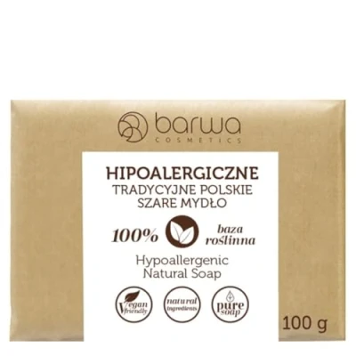Abbildung von Barwa Traditionelle Politur Grau Seife Riegel Natürlich Hypoallergen Szare Mydlo 100g