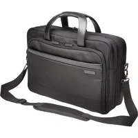 Abbildung von Kensington Business Laptop Aktentasche Contour 2.0, 15,6 Zoll, Umhängetasche für Damen und Herren, Ideales Handgepäck mit wasserdichten Sicherheitstaschen Laptops Tablets, K60386EU, Schwarz