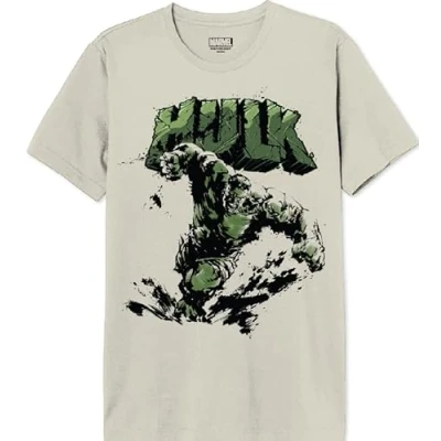 Abbildung von Marvel Herren Mehulkcts080 T Shirt, Natur, XL